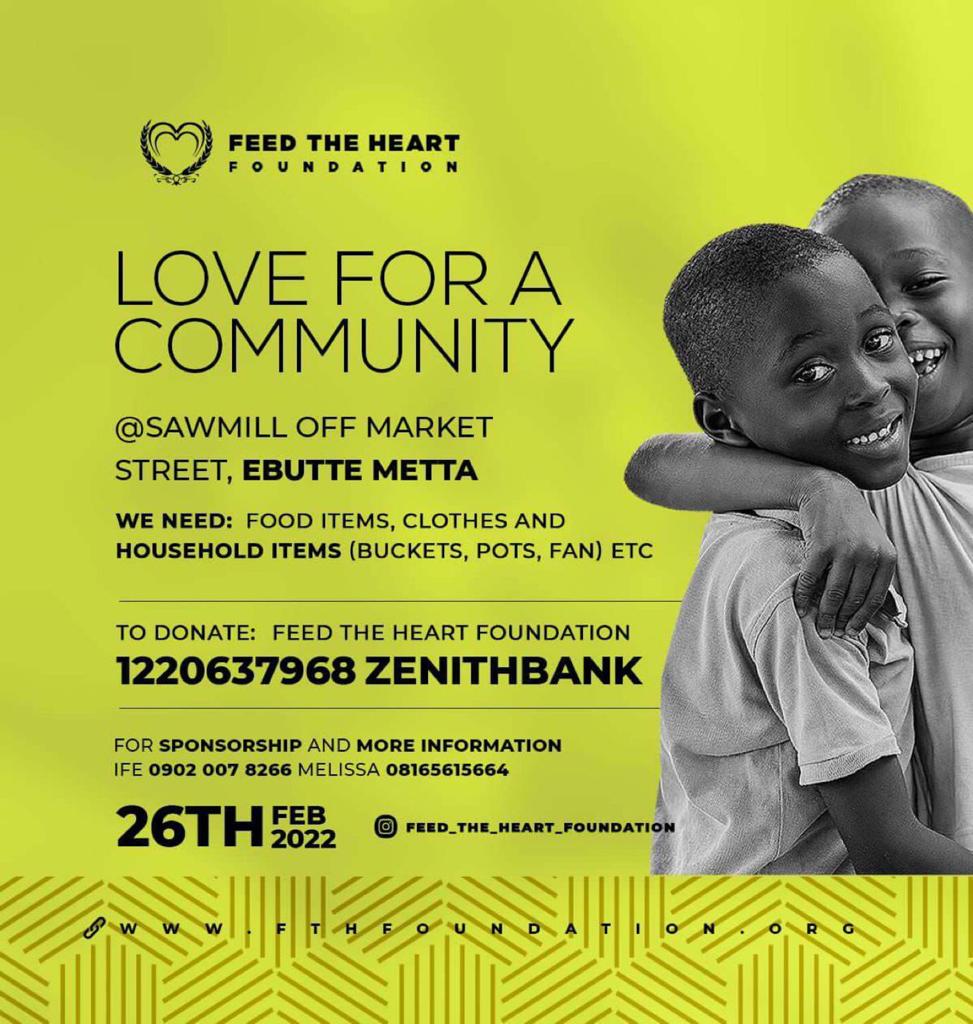 MHardeyorlah's tweet photo. Real generosity towards the future lies in giving to the present” Help us reach our goal and spread love to the families and residents at Sawmill off market street, Ebutte Metta . Donations in cash, clothes, household and food items are welcome . Thank you https://t.co/1HiJhP24m0