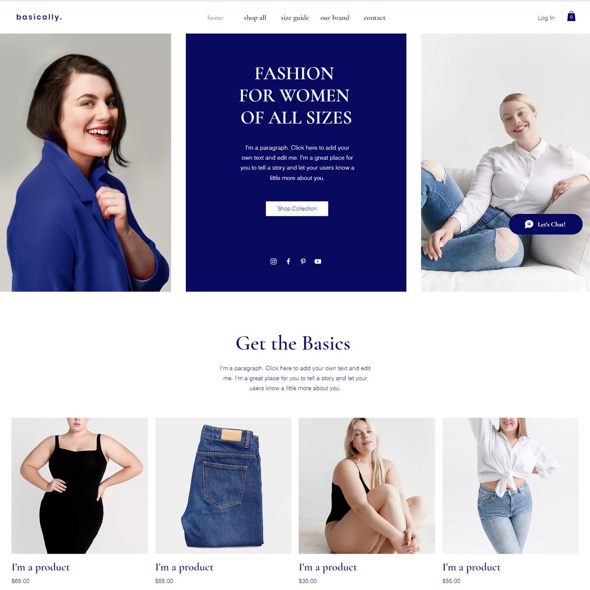 Ever wondering for Plus sizes Women Fashion Store design and style, Luckily We went through the design and wanted to share to you and wanted to explain the endless possibilities you can give your business. Inbox us to get your dream website done.
#wix #wixwebsitedesign