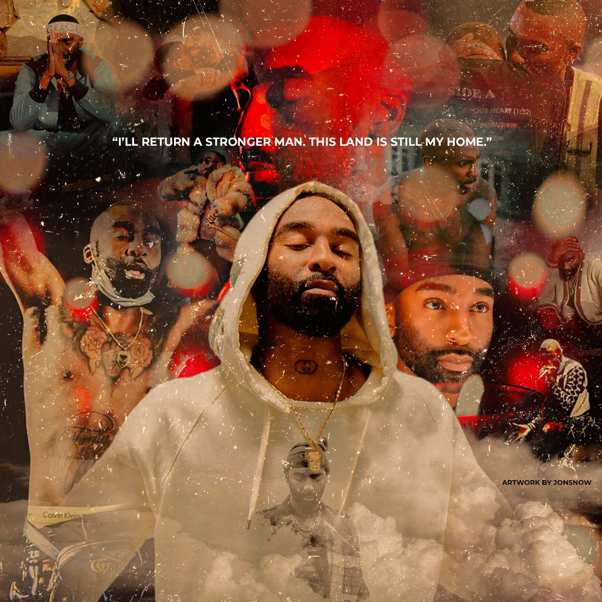 BraJonSnow's tweet photo. Man I loved @rikyrickworld 
I did this artwork with a very heavy heart as if I was close with the nigga but all of could think of was Uncle Vinny, I wish him strength in such heavy times ey 🕯️🕯️
#RIPRickyRick
 @UncleVinny__  Hade jo https://t.co/og6q3T0fg0