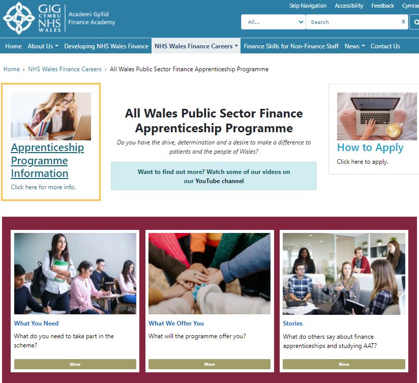 nhswalesfinance's tweet photo. The All Wales Public Sector Finance Apprenticeship Programme is now open for applications. Want to know more - check out details on our website https://t.co/KAZ3odCgpt
#AllWalesPublicSectorFinanceApprenticeshipProgramme
#FinanceApprentice
#NHSWales https://t.co/AYWIlhXzfb