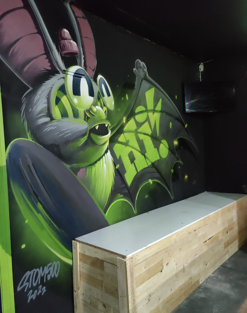 hacknlounge's tweet photo. So today I thought I'd show you some of the art that you're gonna see when you pop into the centre! 
We had amazing artists come in and do some work! 

#hacknlounge https://t.co/XfbodLMm9y