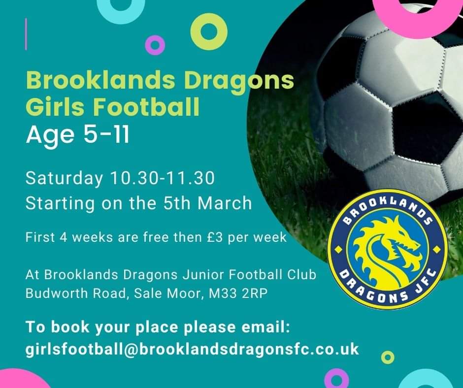 BDJFC Lightning Girls Under 18s🇺🇦⚡️ (@dragonsjfc) on Twitter photo We're expanding our girls section! Please get in touch if your daughter, niece, granddaughter etc wants to be a part of the next generation of female footballers at Brooklands Dragons <a href="/limetreepa/">Lime Tree Academy</a> <a href="/LTPAsport/">PEandSportLTPA</a> <a href="/SpringfieldSPS/">SpringfieldPrimary</a> @StAnnesCofE @brooklandsprim1 <a href="/ButtonLane_/">Button Lane Primary</a> <a href="/StjosephsSale/">School Newsroom</a> We're expanding our girls section! Please get in touch if your daughter, niece, granddaughter etc wants to be a part of the next generation of female footballers at Brooklands Dragons <a href="/limetreepa/">Lime Tree Academy</a> <a href="/LTPAsport/">PEandSportLTPA</a> <a href="/SpringfieldSPS/">SpringfieldPrimary</a> @StAnnesCofE @brooklandsprim1 <a href="/ButtonLane_/">Button Lane Primary</a> <a href="/StjosephsSale/">School Newsroom</a>