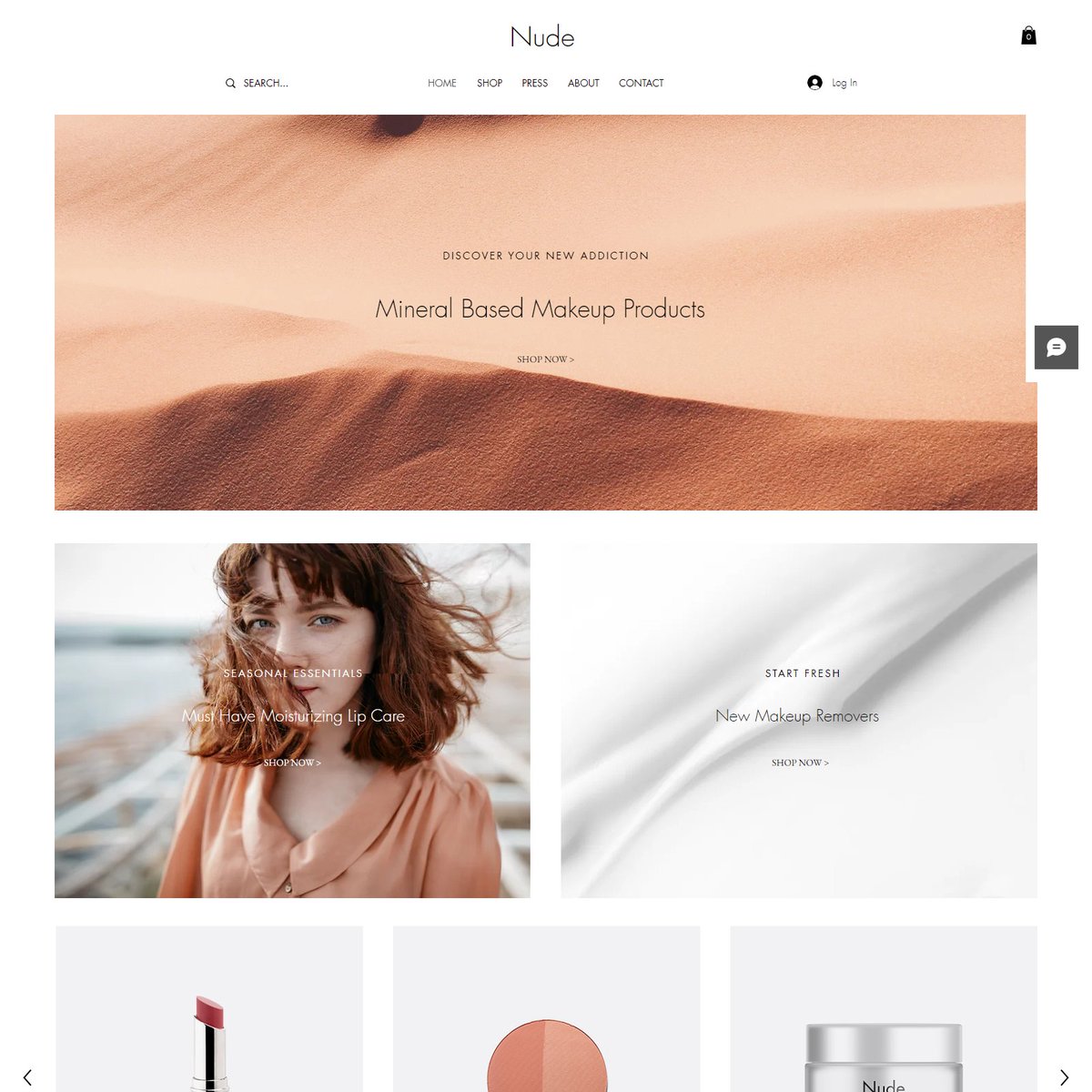 Minimal and polished, this template has the perfect layout to highlight your beauty and makeup products. Easily showcase and sell items through the online store, promote sales and special offers, and make it yours with customized photos and text. Simply Inbox to get your business