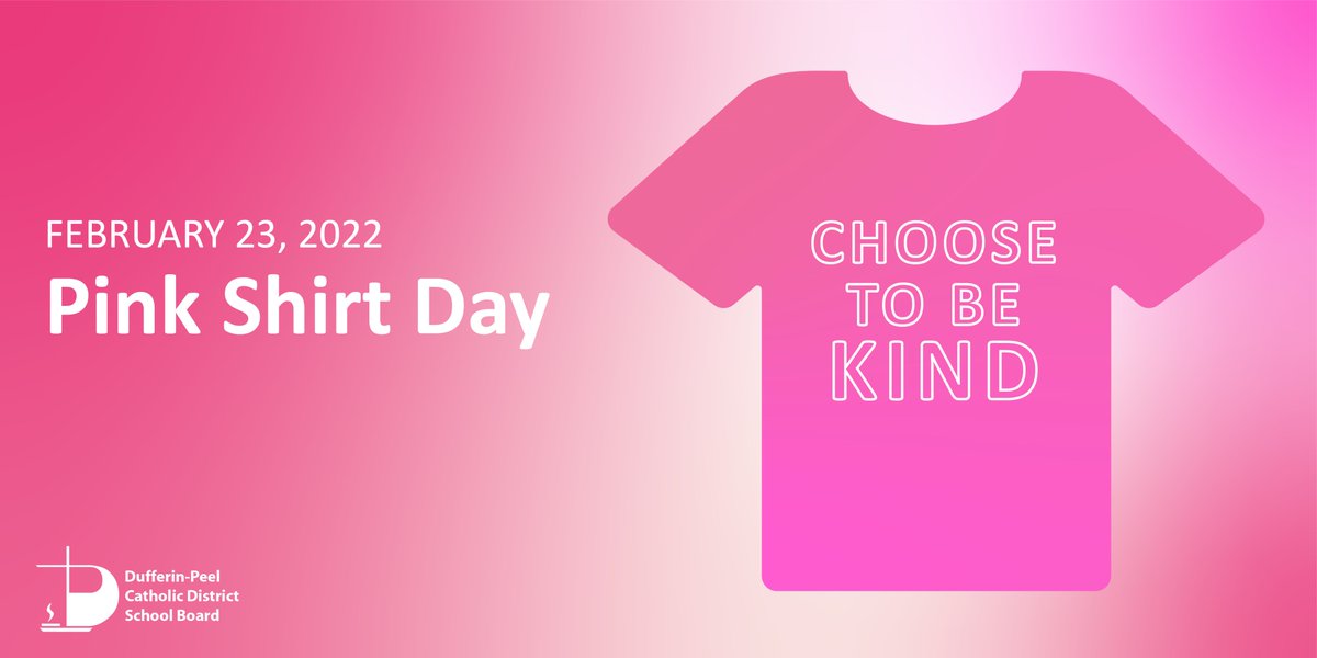 Today is #PinkShirtDay! On this day, we wear pink to help raise awareness about bullying and spread kindness.

While we wear pink today, let's remember to stand up and speak out against bullying and #LiftEachOtherUp year-round.