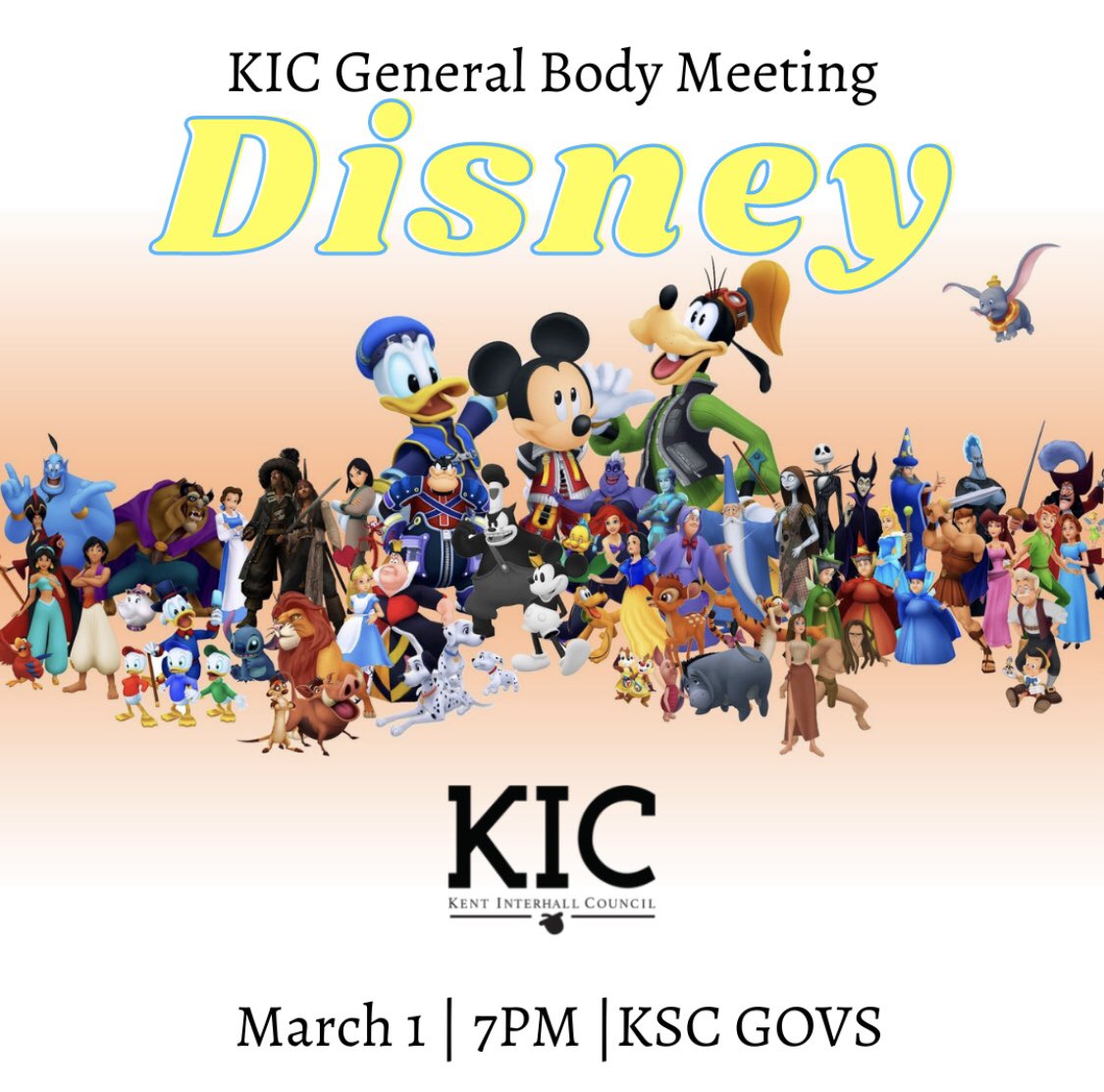 KentInterhall's tweet photo. Next week’s KIC General Body Meeting theme is Disney! Guests are welcome to attend. Have a goofy Wednesday!☺️
#flashesforever #ksukic2021 #kentinterhall #kentstateuniversity https://t.co/DybNPxld3a