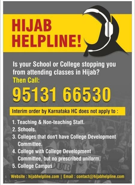 ReshmaSayed12's tweet photo. Spread, Share, Support 
#HijabRowInKarnataka https://t.co/hl7Cwiwydo