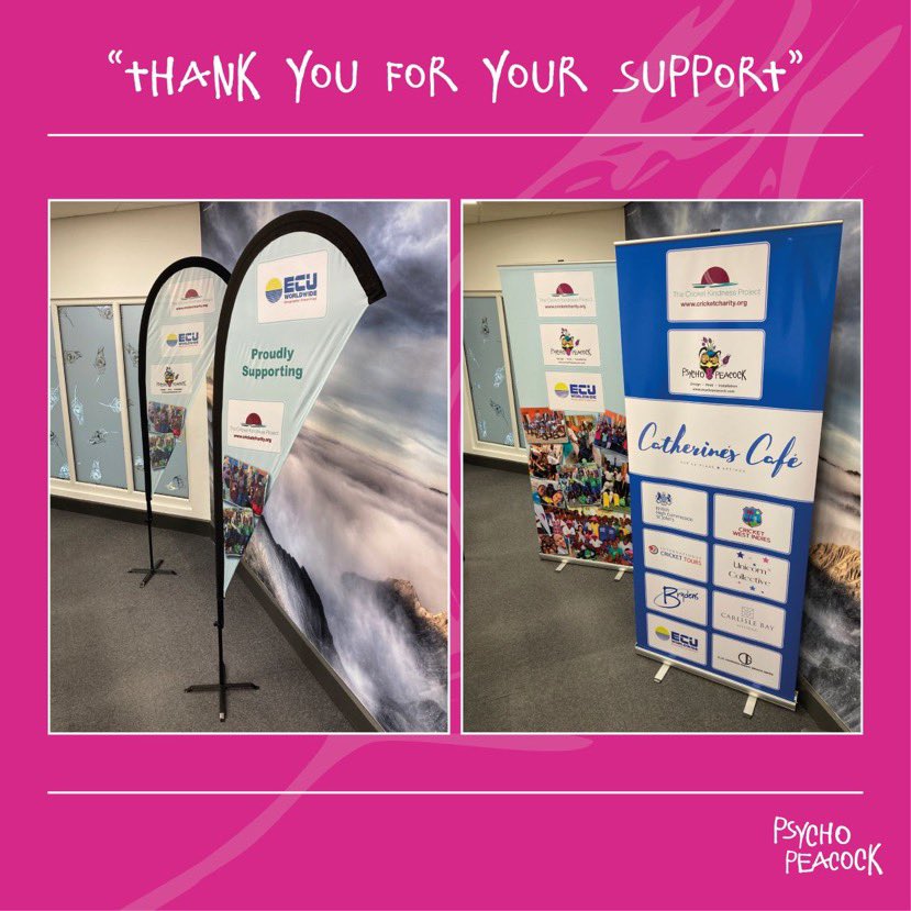 "I can’t thank you enough for your help, support and patience. I’ll be sure to recommend Pyscho Peacock. It’s been a great experience." <a href="/cricket_fairy/">Tamara Lowe</a> 

#charity #feedback #customers #largeformatprinting #largeformatgraphics #happy #support #thankyou