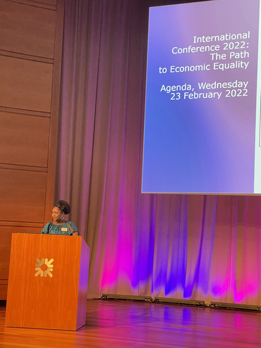 Second day of #WESconference2022 -  <a href="/MatovuPheona/">Pheona Matovu</a>, Founder of Radiant and Brighter is sharing a powerful story about racism with the audience. We do have more work to do. #Diversity #Equality #inclusion