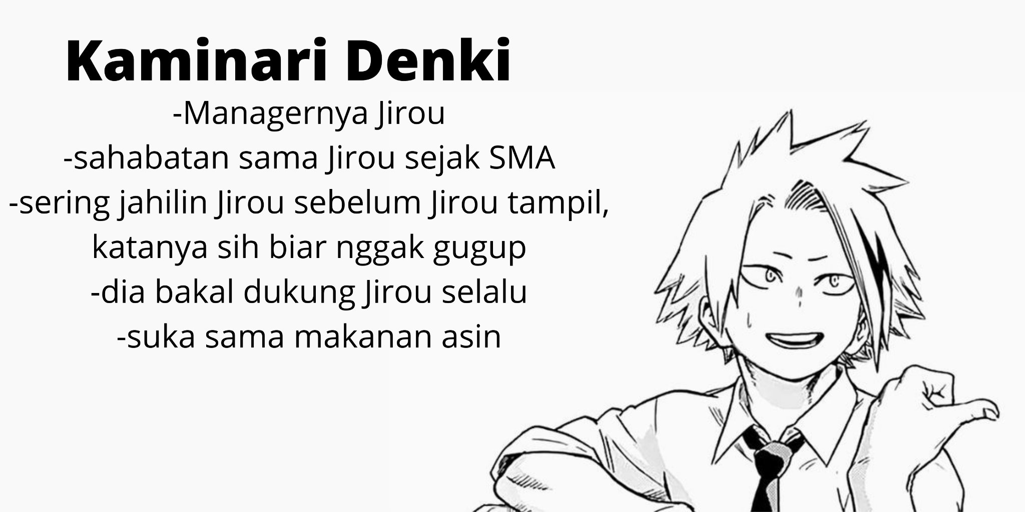 3. 1. Kaminari Denki. 