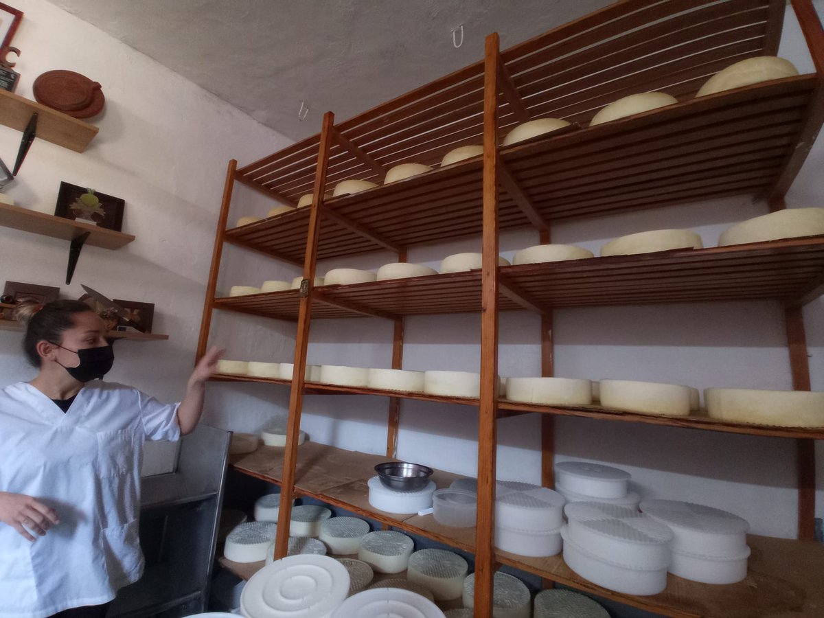CIFPSanCristoba's tweet photo. Entre suspiros y buen queso se desarrolló la 5ª "Ruta original" diseñada por alumnas de 2º del CFGS de Guía, Información y Asistencias Turísticas. Recorrido gastronómico y cultural por los municipios de Moya y Santa María de Guía. Participó BNI @uniongaldar https://t.co/X8r13uUQ2u