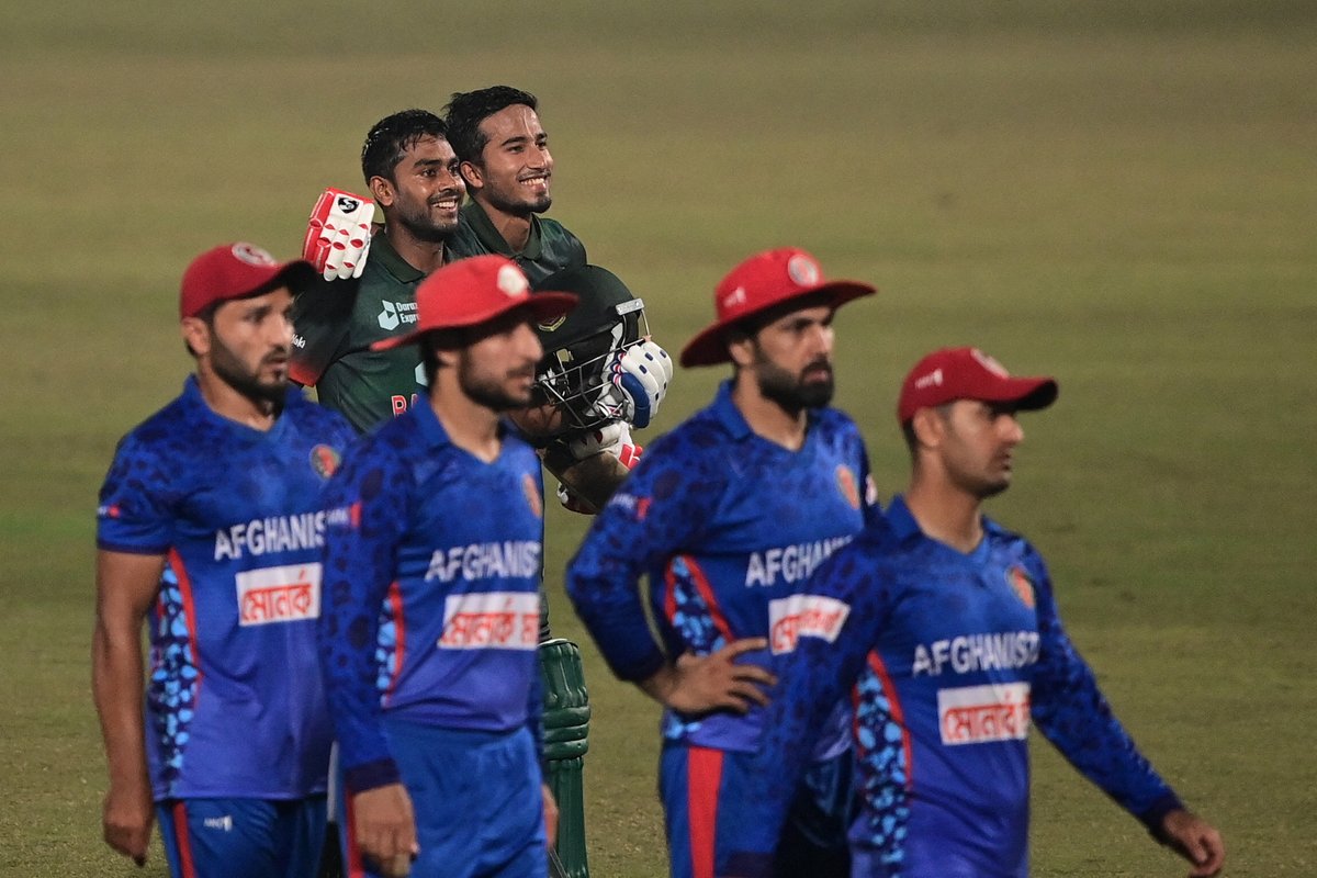 ICC's tweet photo. What a win for Bangladesh 🇧🇩

#BANvAFG https://t.co/dQoHXiwYhh