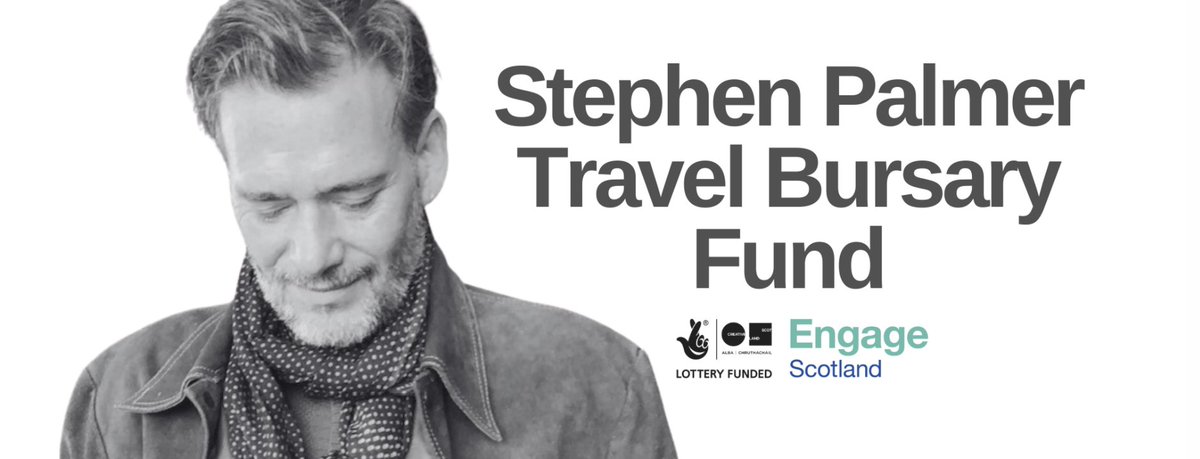 Creative_Dundee's tweet image. ICYMI: The Steven Palmer Travel Bursary Fund from @CreativeScots and @engagescotland is open for applications 🚞🛩

⏰ deadline: Mon 14 March, 10am
💰 fee: £500

MORE:
creativescotland.com/what-we-do/lat…