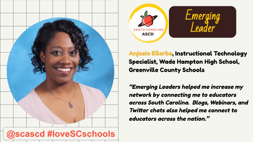 Help us celebrate SCASCD's Emerging Leaders!  #loveSCSchools