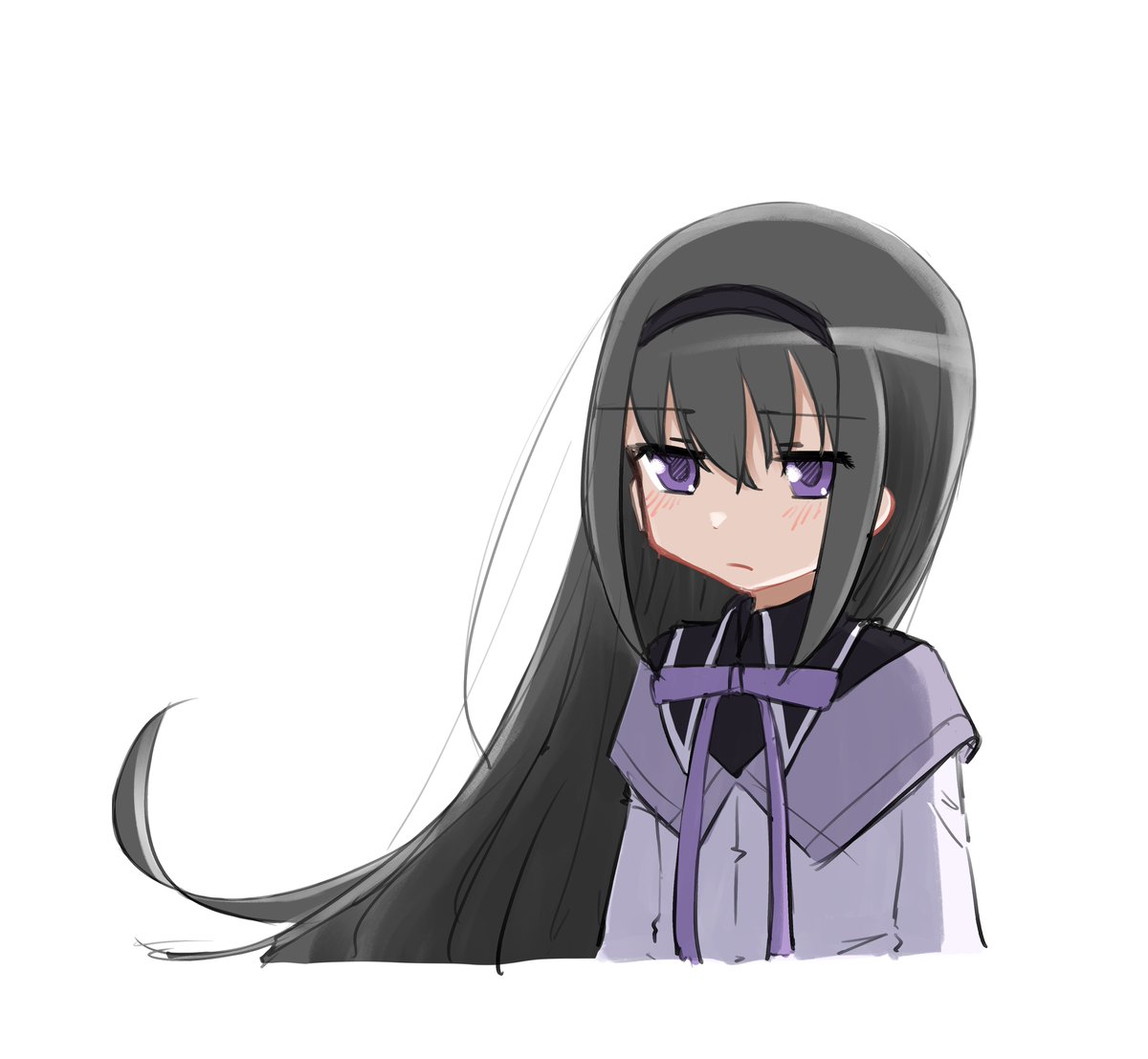 暁美ほむら 「リクエスト魔法少女まどか☆マギカ 暁美ほむら 」|りーむんのイラスト