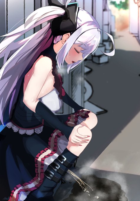 skebリクより、闇の守護者ちゃんの路地裏💦 