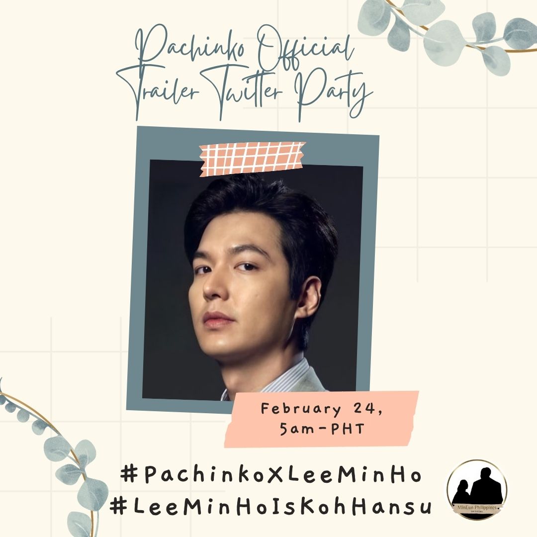 off_mineunph's tweet photo. As the countdown to the most awaited trailer of #Pachinko begins, we'd like to invite you to join us for a HT party in support of @ActorLeeMinHo 's Hollywood debut.Let's tweet blast the HTs below from 5am PHT. Let's do this fam❤️
@shugh100 @AppleTVPlus https://t.co/eCIvftWcnm