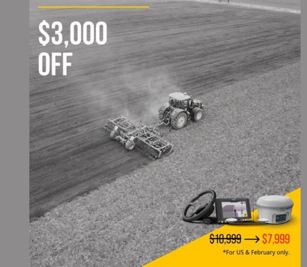 Grant_Matt's tweet photo. Be sure to look for us with Jay Beedy at the Central Minnesota Farm Show to secure this RTK AutoSteer limited-time offer!!!
https://t.co/xZ5uB9MfRk
Booth: B1032
River's Edge Convention Center, St. Cloud, MN
February 22 &amp; 23, 2022

#AgTech #AutoSteer #RTK https://t.co/EQWQhyet9l