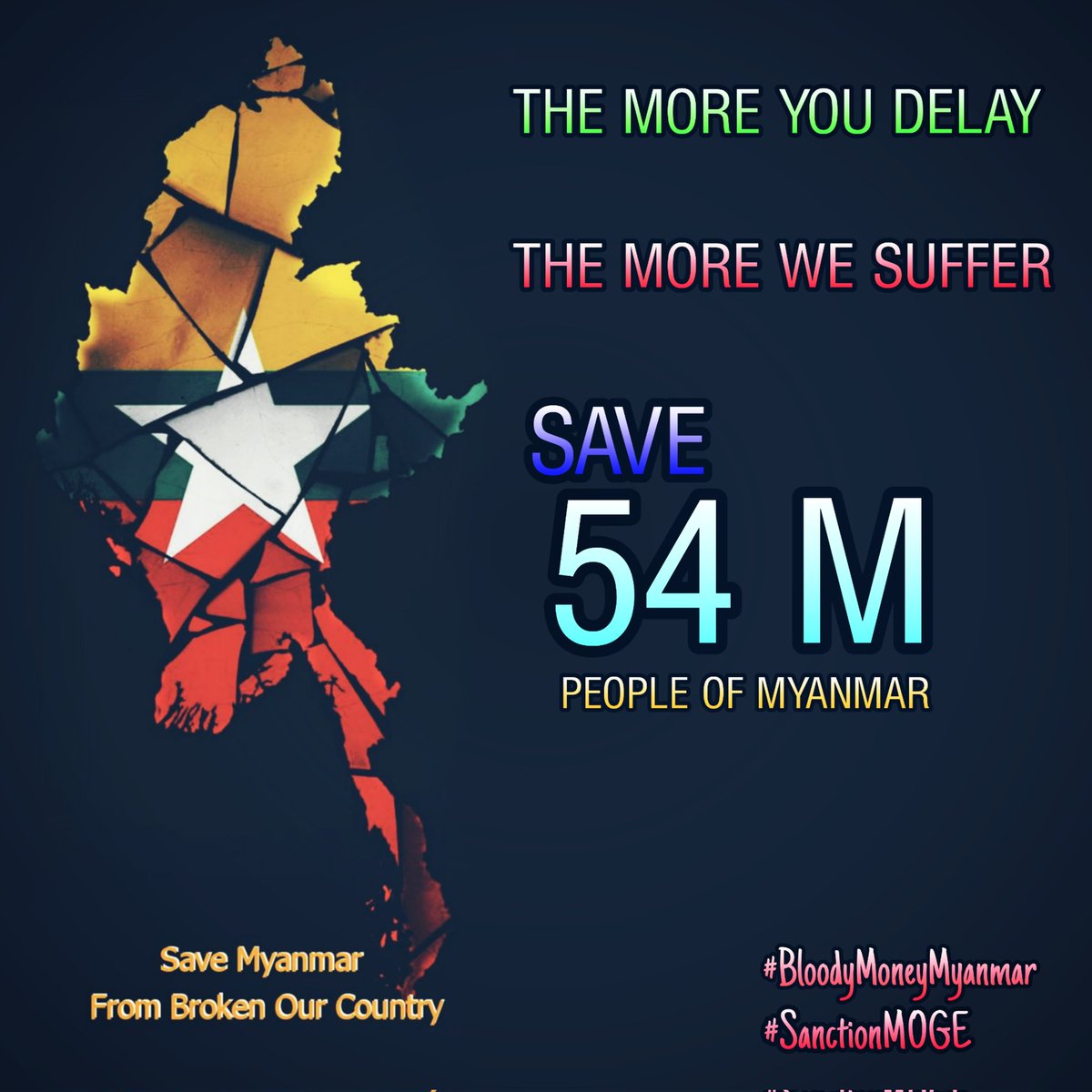 It can be endorsed that arms that are transformed from revenues of MOGE comes with full intention that they'd be used to attack the civilians. On a humanitarian basic, powerful nations like 🇺🇲, 🇬🇧 &amp; 🇦🇺 should impose more sanctions against the Myanmar military.
 #US_SanctionMOGE