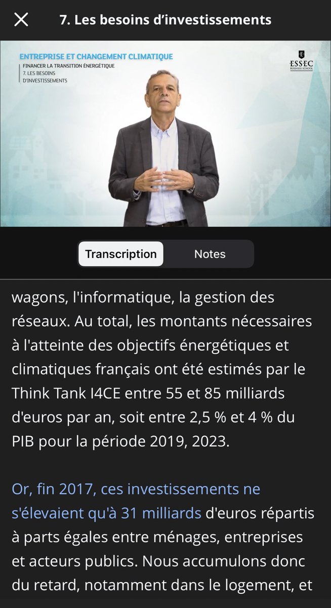 En France et en Europe, un même constat : nous accumulons un retard alarmant dans le financement de la transition écologique face au dérèglement climatique 🚨 entre 30 et 60% de ce qui serait nécessaire. Cc <a href="/makesense/">makesense</a> <a href="/essec/">ESSEC Business School</a> <a href="/coursera/">Coursera</a> <a href="/Carbone4/">Carbone4</a> #rse #Finance