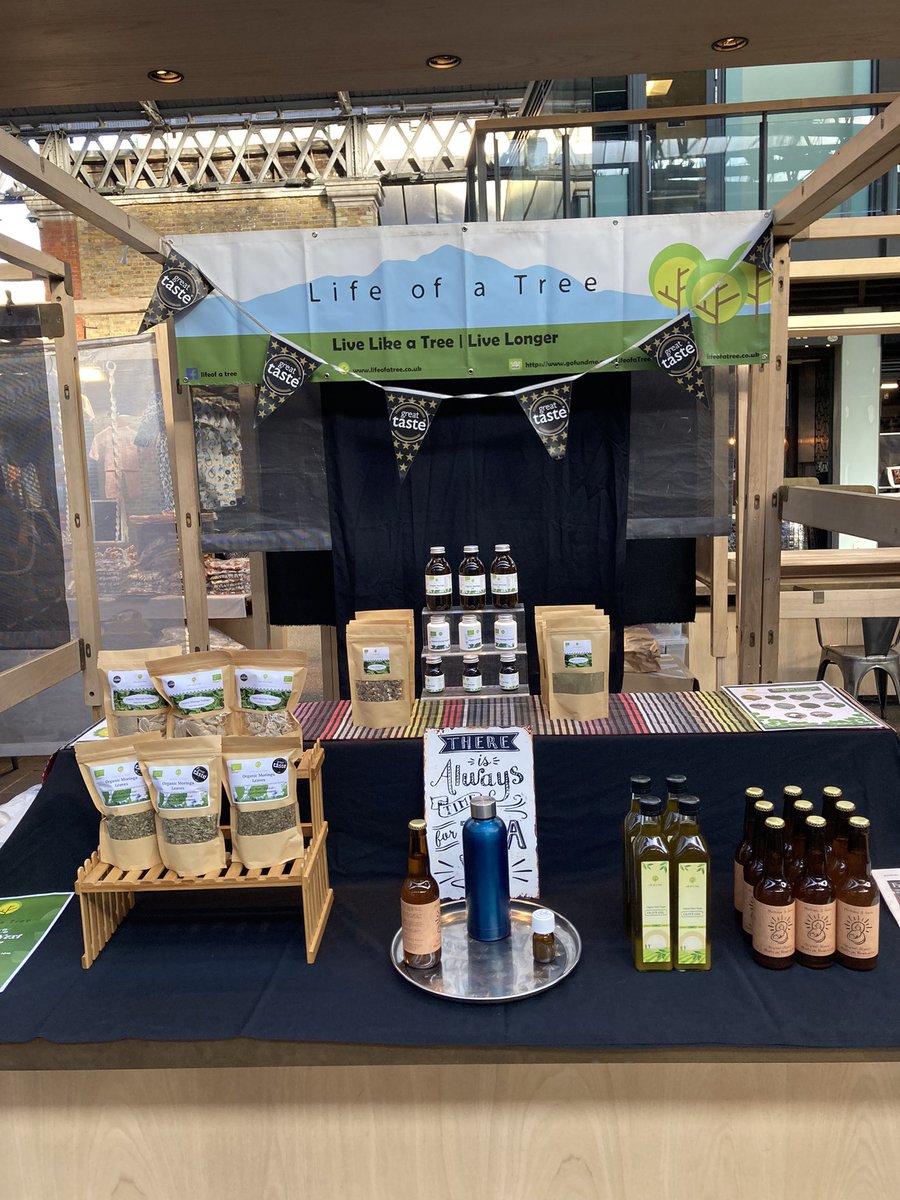 Life0faTree's tweet image. Back in old Spitalfields market for our weekly Wednesday market with @urbanmakers_uk 11am till 5pm
-
We are back here on Sunday as well so come say hi and get your Moringa essentials!