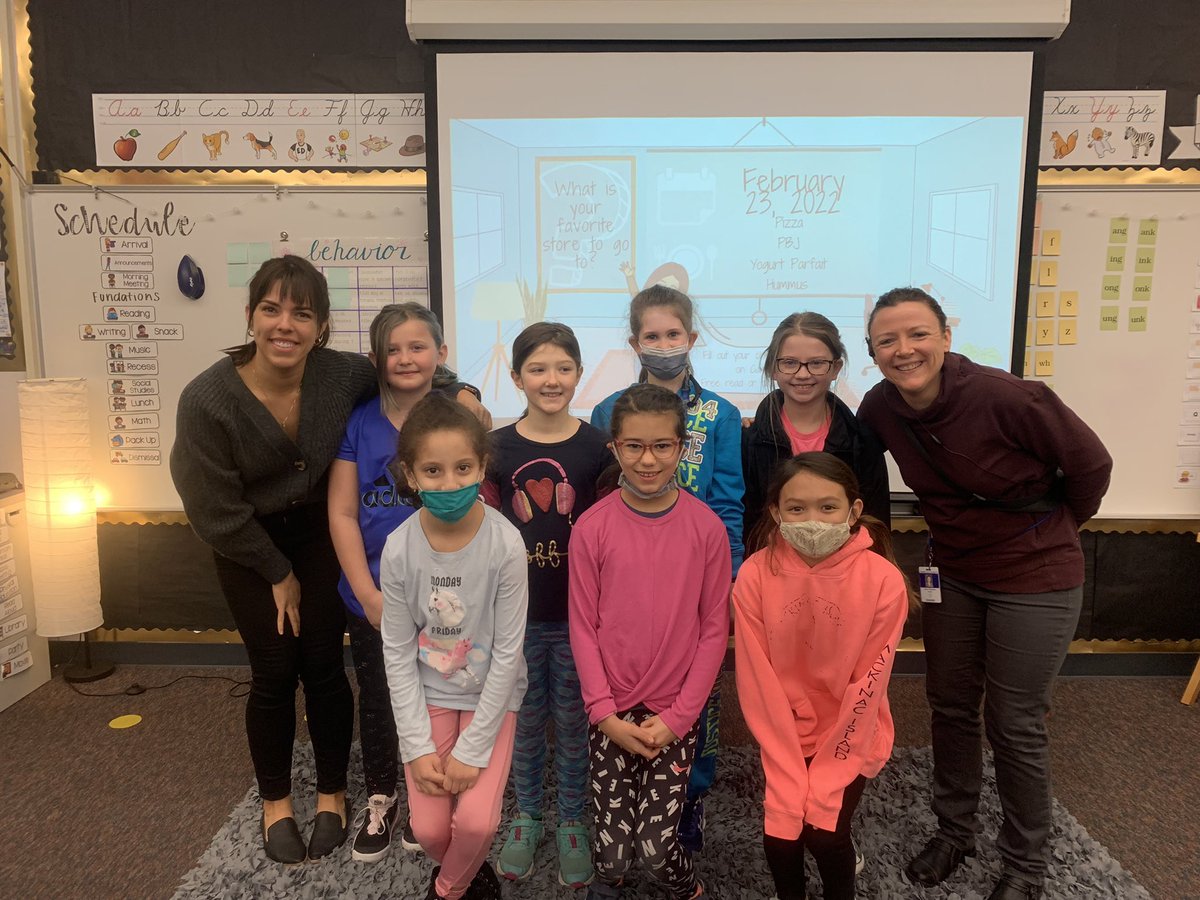 Apparently it’s just one of those days where you have to throw your hair up! As we all filtered in this morning we realized we all have ponytails.