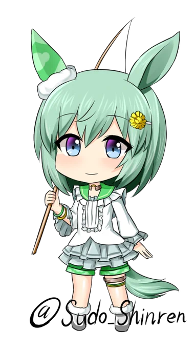 夕方くらいにめちゃくちゃ描きたくなったので描きました。#ウマ娘 #セイウンスカイ 