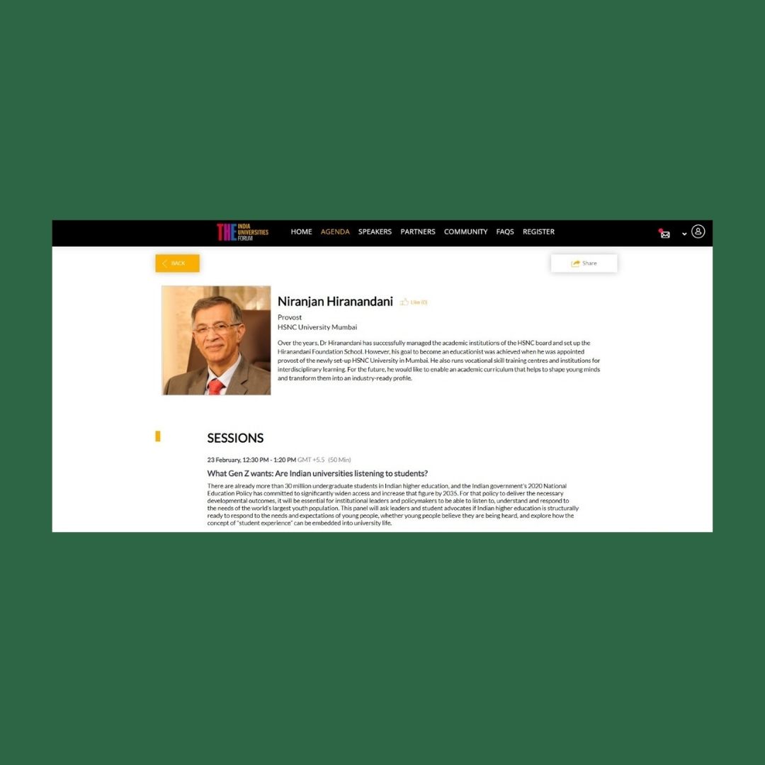 HSNC University, Mumbai tweet media