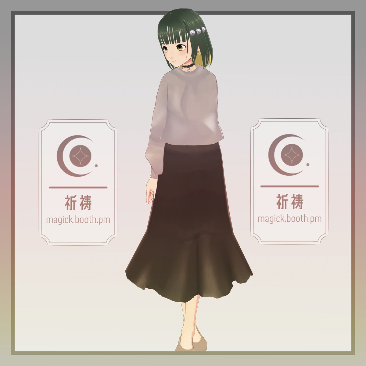 hr40n's tweet photo. 自撮り。#vroid #vroidstudio #magickitou https://t.co/ByNBqnERY4