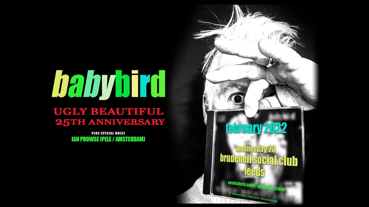 Nath Brudenell (@nath_brudenell) on Twitter photo You're Gorgeous tonight! 😍 <a href="/Babybird_Music/">the BABYBIRD page</a> is back at The Brudenell this evening with special guest <a href="/IanProwse/">Ian Prowse</a> 🎉
Final advance tickets at the link below. 👇🏻
.
.
.
.
➡️ bit.ly/Babybird-Brud You're Gorgeous tonight! 😍 <a href="/Babybird_Music/">the BABYBIRD page</a> is back at The Brudenell this evening with special guest <a href="/IanProwse/">Ian Prowse</a> 🎉
Final advance tickets at the link below. 👇🏻
.
.
.
.
➡️ bit.ly/Babybird-Brud