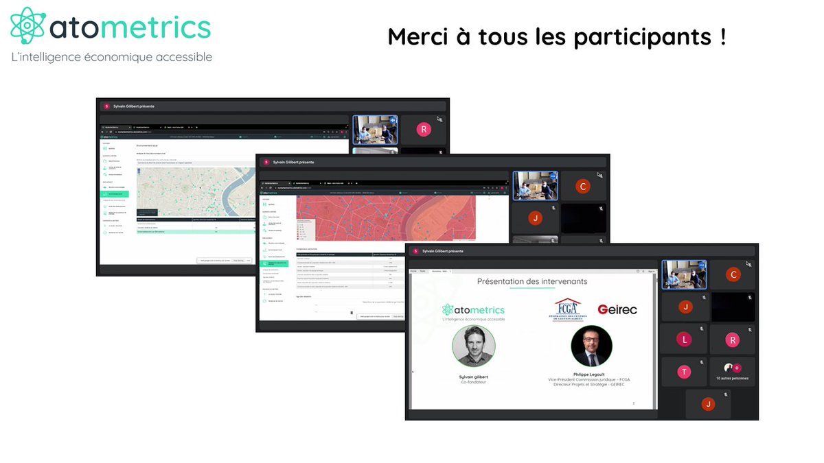 Merci à tous pour votre participation à notre webinaire de jeudi dernier ! 

Pour suivre toutes nos actualités, nos évènements et participer à nos webinaires techniques sur l'utilisation de la donnée, n'hésitez pas à suivre notre page Atometrics : lnkd.in/dKJJ4pc3