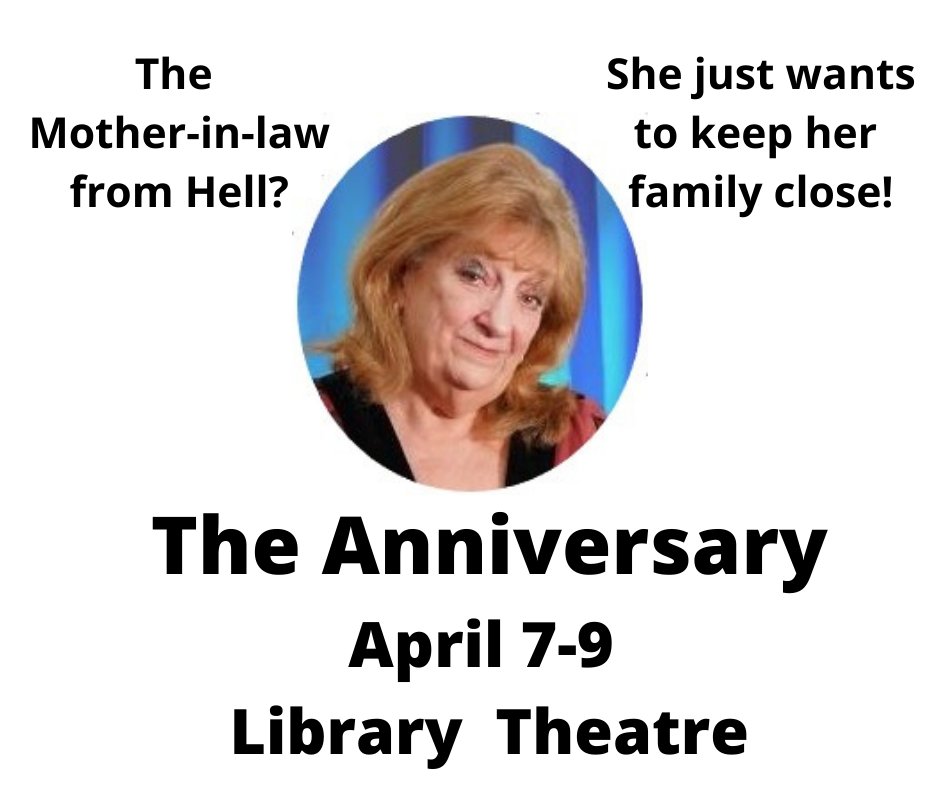 The Anniversary by Bill McIlwraith - Will 'Mum' triumph over the women in her sons lives? If she loses it won't be from lack of trying.....
Tickets at: bit.ly/TheAnniversary…