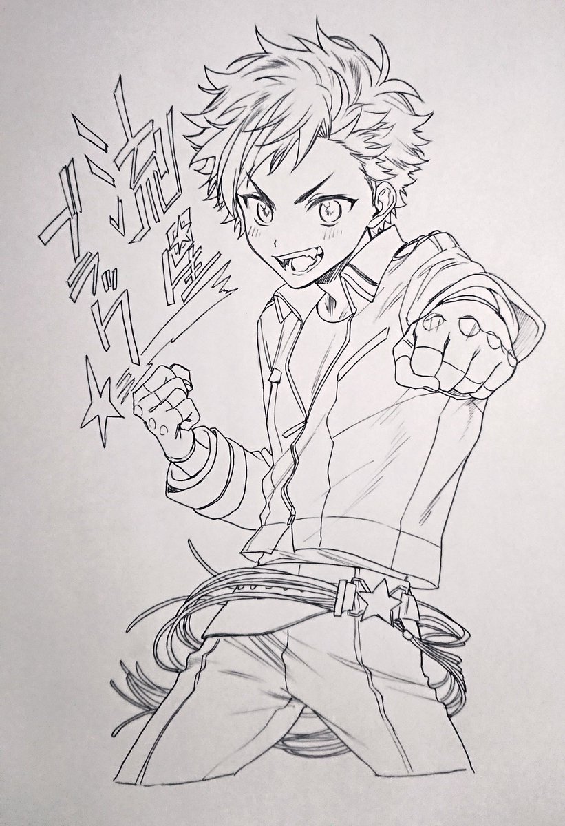 どっちがいいかなーて思って両方描いてみたり 
