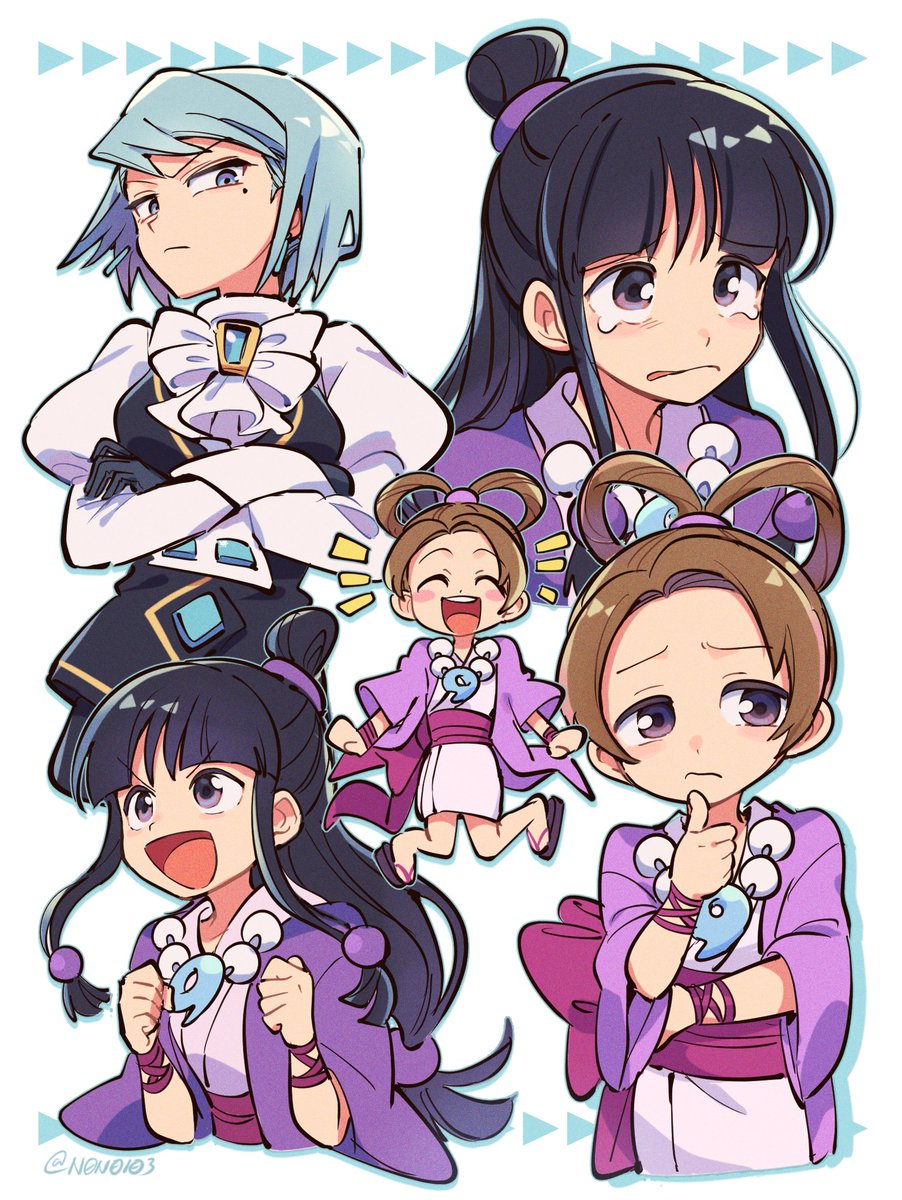 N0N0103's tweet image. 逆裁123ヒロインたち!!