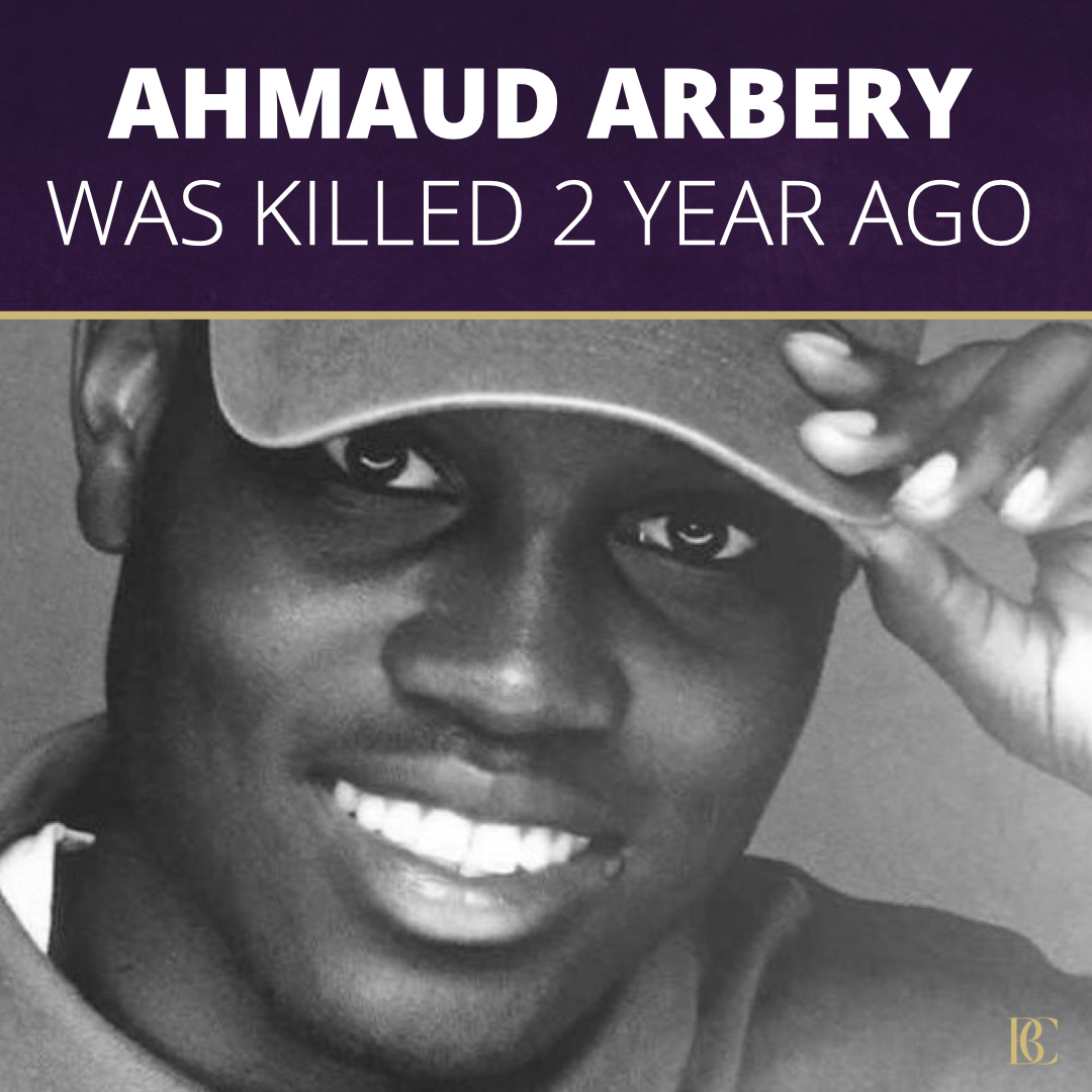 AttorneyCrump's tweet photo. 2 yrs ago, Ahmaud Arbery was lynched for #JoggingWhileBlack in his neighborhood. While we have received accountability for his death on the state level and in the federal hate crime trial, nothing will bring Ahmaud back. We will always remember and honor #AhmaudArbery! https://t.co/82VTW3uWFE