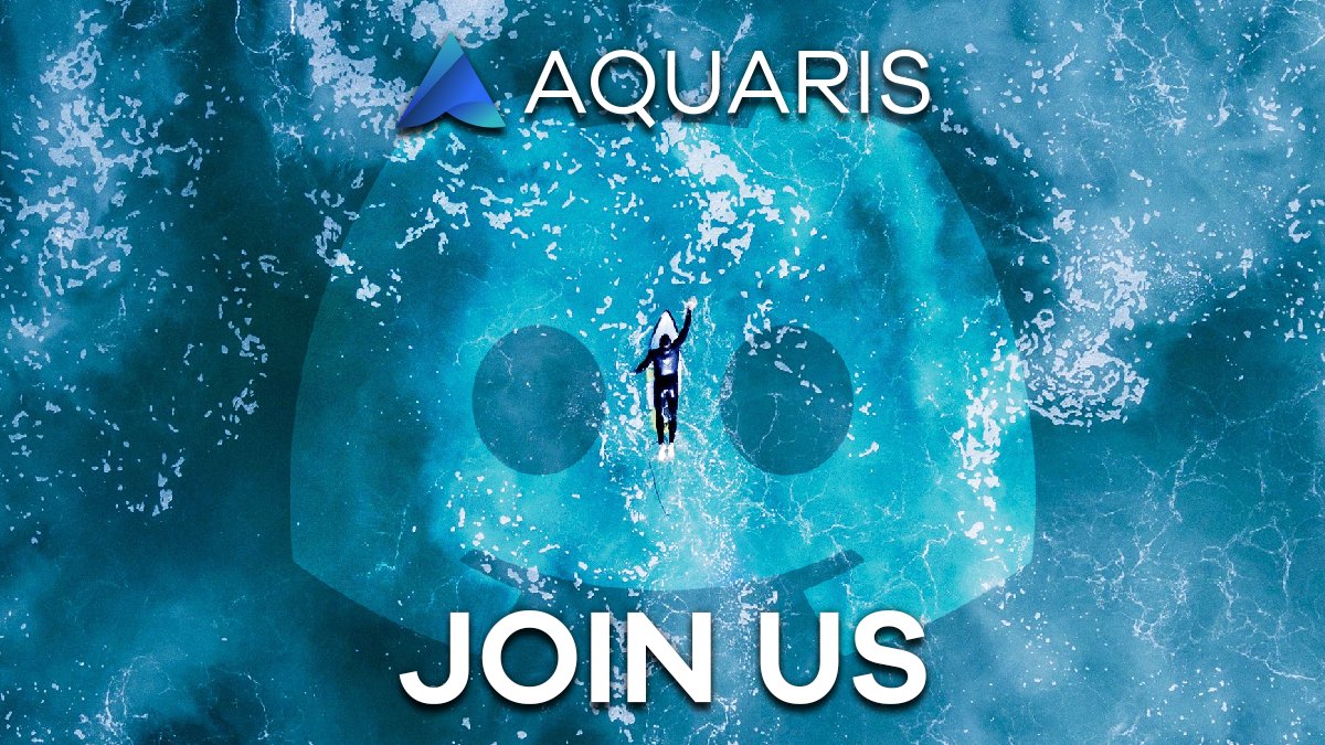 AquarisToken's tweet photo. 👌 Discord - leading platform for crypto projects. You will find more curious discussions and giveaways there. Our server has all the most exciting activities, get an account and join our community! https://t.co/7UlMC8oN0p https://t.co/I8bIt0dM8u