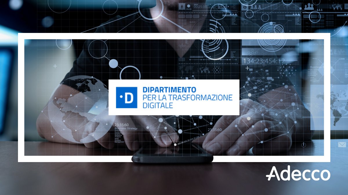 Pronto a diventare protagonista della trasformazione digitale? <a href="/InnovazioneGov/">Dipartimento per la Trasformazione Digitale</a> ricerca 80 esperti: 47 Account Manager, 26 Technical Implementation Manager e 7 Operations Assistant.  
Presenta la tua candidatura: fal.cn/3mp0Y
Maggiori dettagli: fal.cn/3mp0Z
