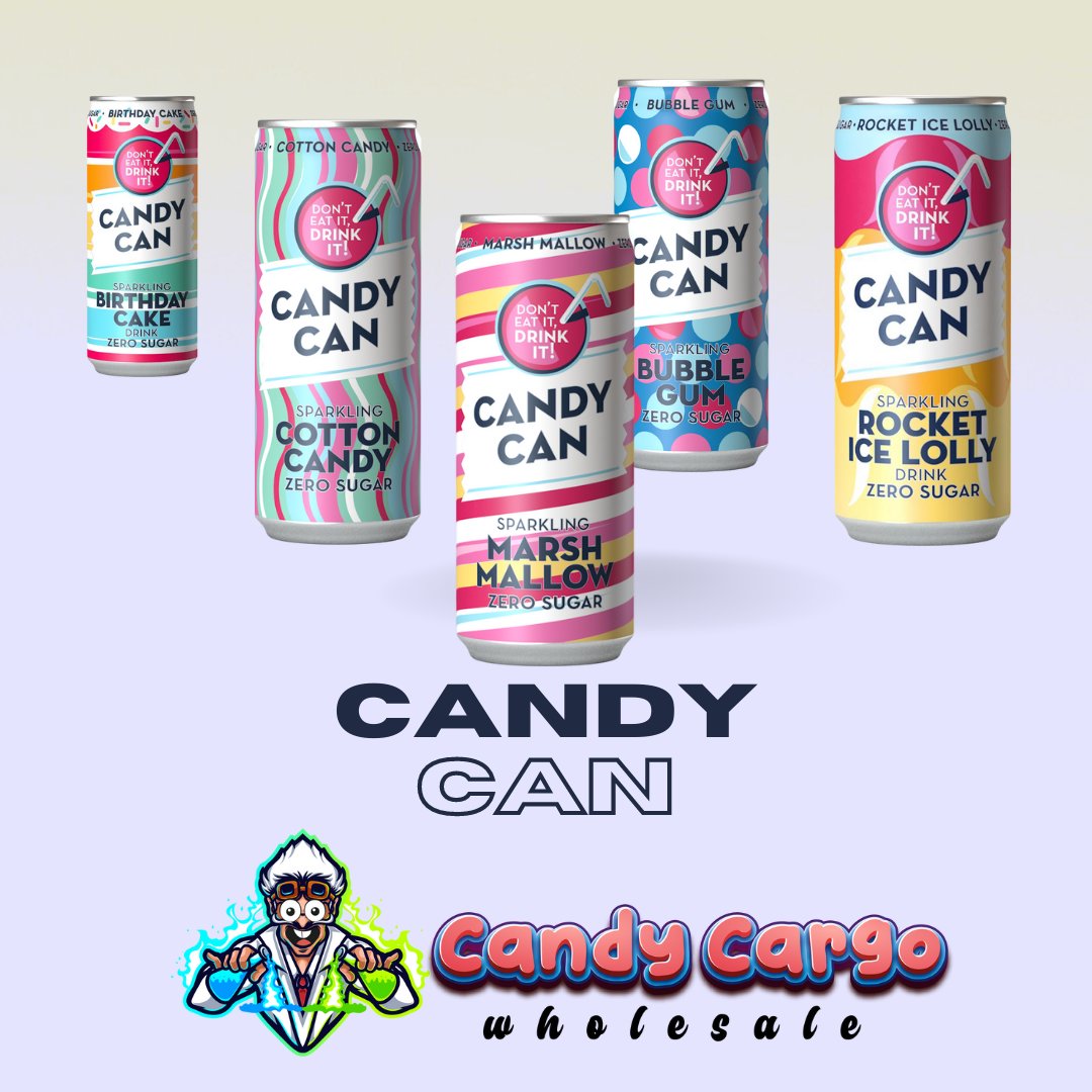 cargo_uk's tweet photo. visit https://t.co/BzmfZkFGT3 to see wholesale prices.

Candy Can brings you the childhood tastes in a small can.

#americansweetsuk #americansweets #candywholesale #candytoy #CandyToys #americancandyuk #americancandy #candycargo #confectionery #confectionary https://t.co/zb69NGAppV