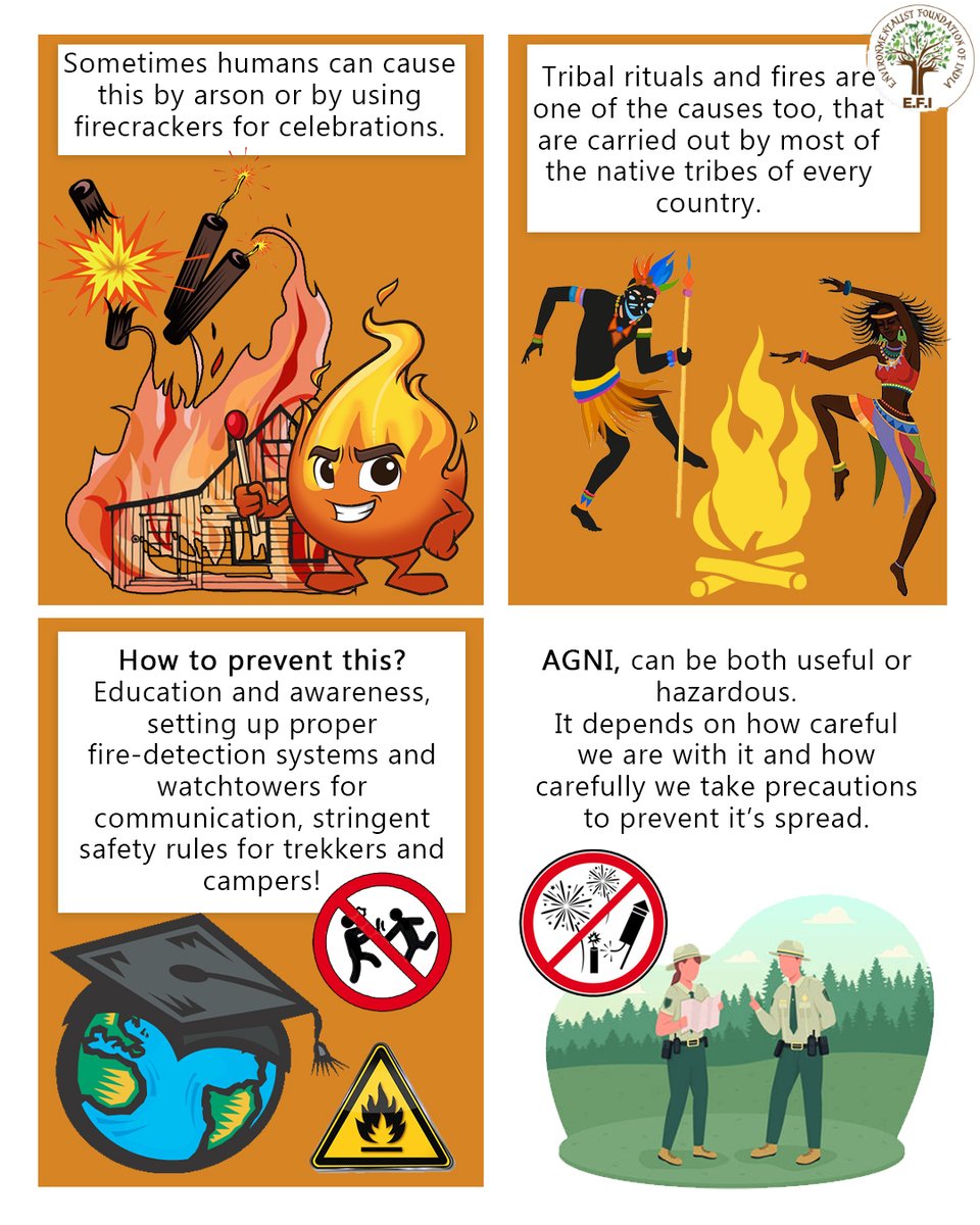 EFIVolunteer's tweet photo. The Story of Agni #Environmentainment
Is there anything we can do to prevent or control #forestfires from taking place? Check out this comic to know more!
Learn-Share-Conserve
#EFI #Forests #EnvironComics https://t.co/oltyyhuEGh
