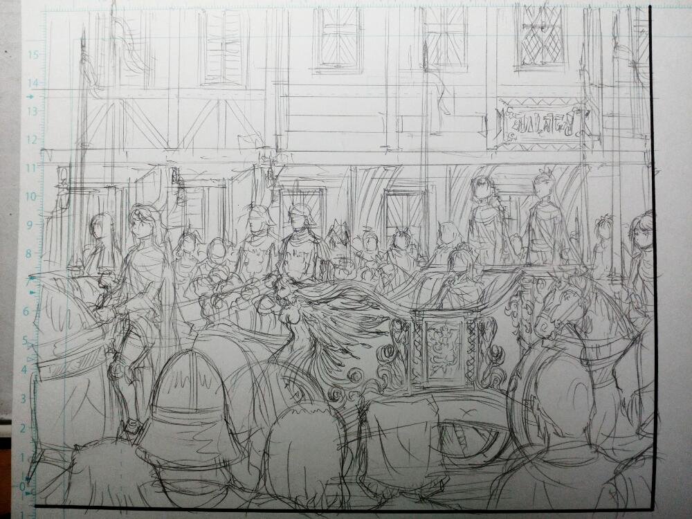 こんなコマばっか残ってる。
馬車はフォルマル家から借用。 