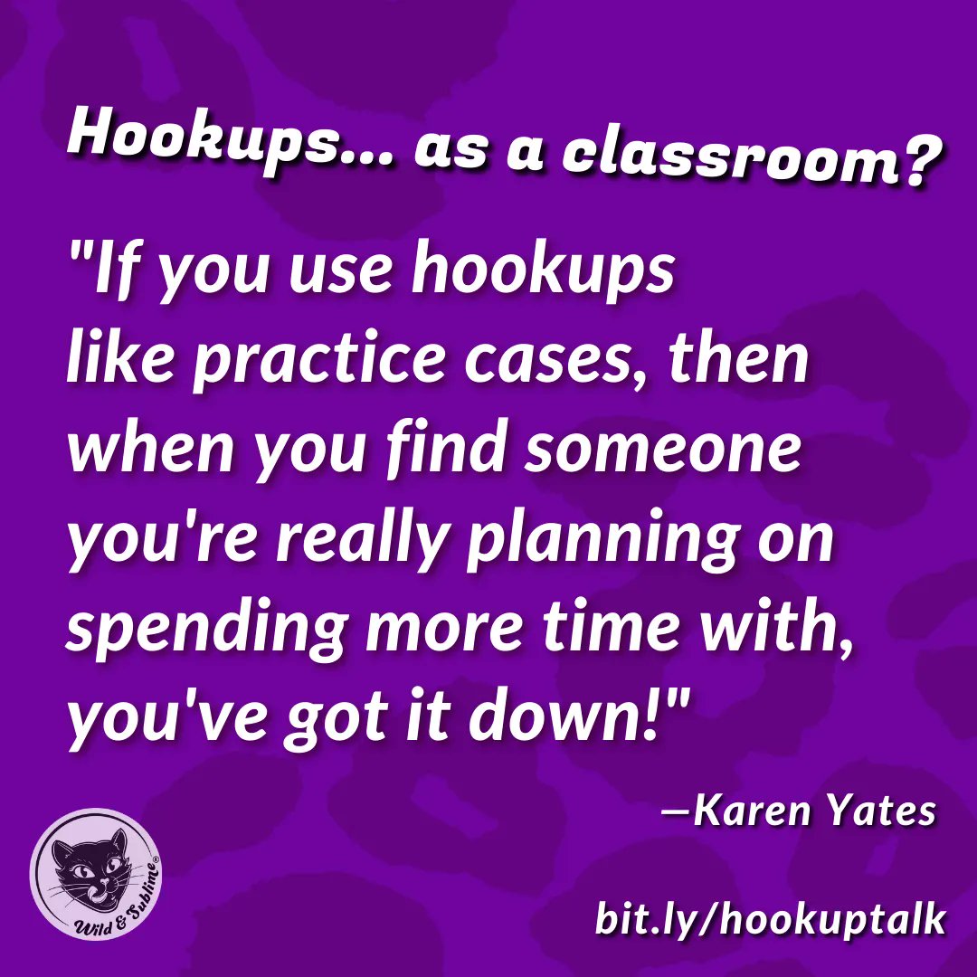 wildandsublime's tweet photo. "If you use hookups like practice cases, then when you find someone you're really planning on spending more time with, you've got it down!" @yateska
#everythingispractice 💜 https://t.co/JaK25um4aY
#havebettersex #sexpositive #poly #dating #enm #hookups #somaticsexeducation https://t.co/7QwWaEeUUf