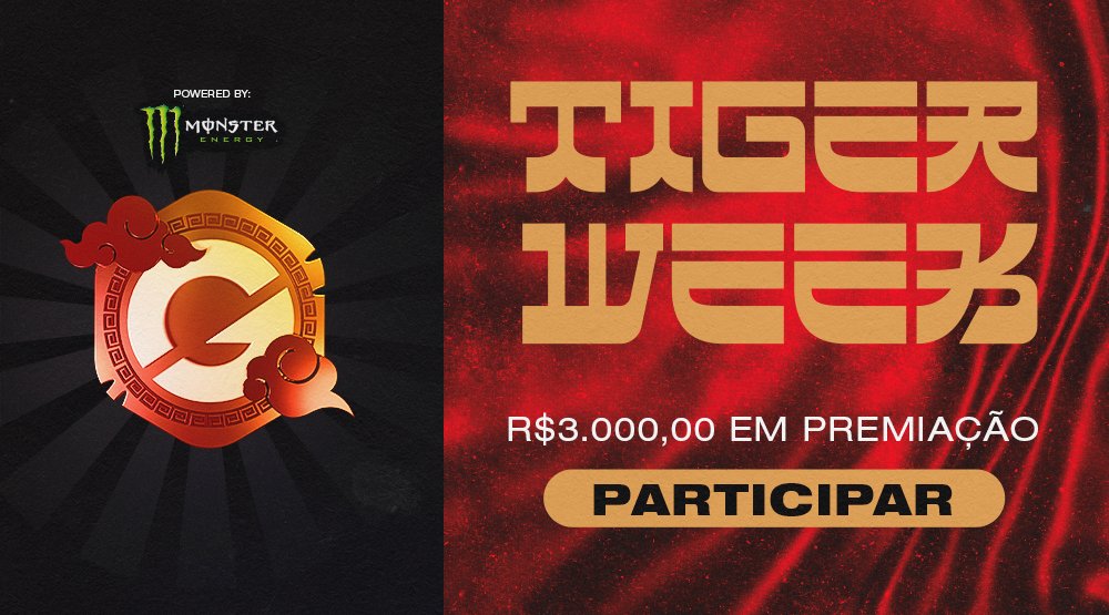 GamersClubCS's tweet photo. HOJE E DIA DE RAWR 🐯
Hoje tem #TigerWeek, e nada melhor do que um campeonato gratuito, não é mesmo?
Além do mais, são MIL REAIS por edição EM DINHEIRO e MEDALHA de campeão.
GARANTA SUA VAGA: https://t.co/KmeKoNh4si https://t.co/fOFgihc2wd