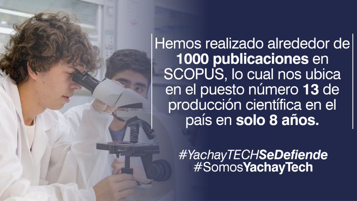 Frente de defensa de la Universidad Yachay Tech tweet media