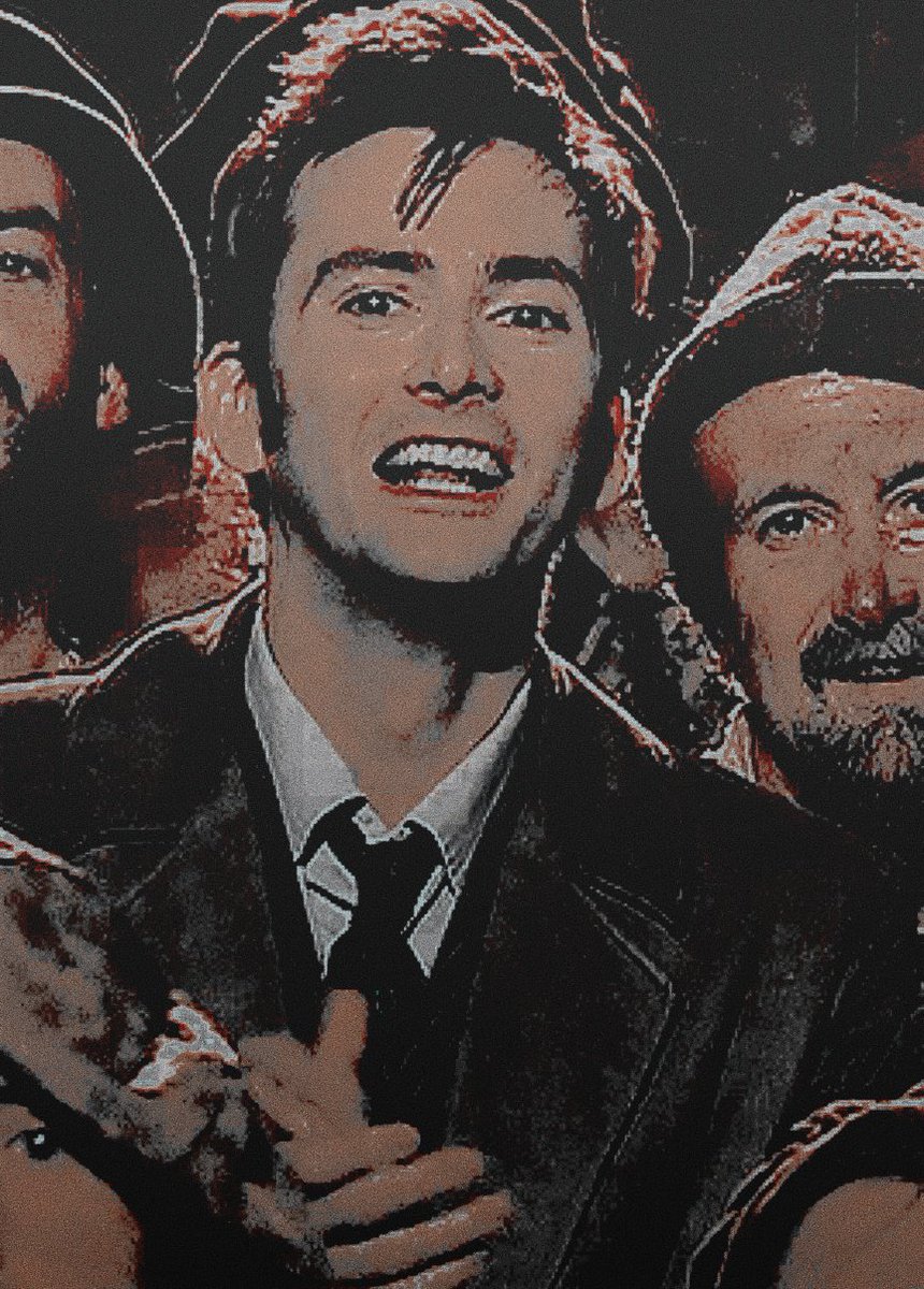 𝐓𝐇𝐄 𝐓𝐄𝐍𝐓𝐇.
⠀⠀
            Descriptive portrayal of the
            tenth doctor, Doctor Who. 
            multiverse / crossover.♡︎ + ↻?
⠀ ⠀
𝐢 𝐧 𝐟 𝐨  𝐛 𝐞 𝐥 𝐨 𝐰 .