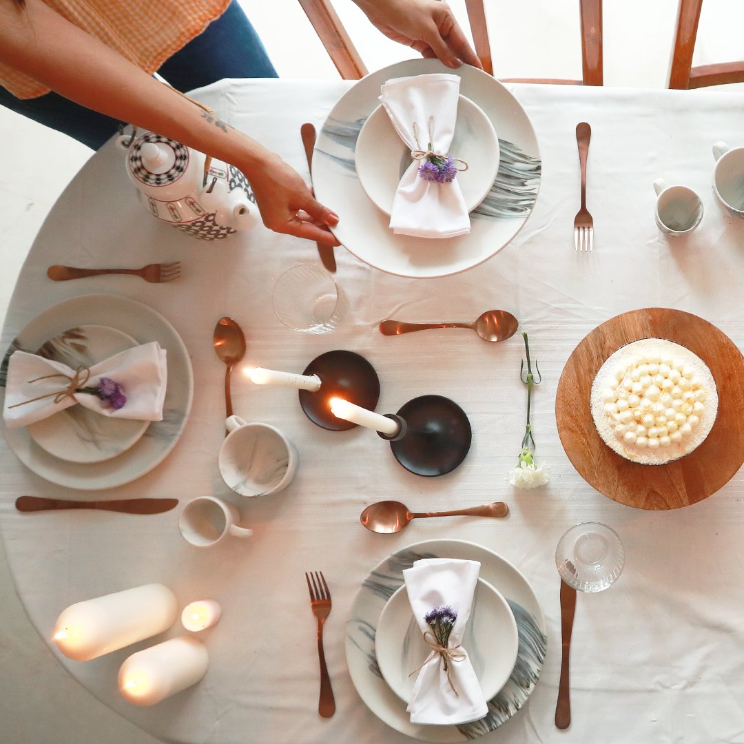 wonderchef's tweet photo. Traditional yet contemporary, introducing Wonderchef Marble Teramo Collection to add that luxurious finishing touch to your dream table settings!✨🍽️
#homeandliving #teramocollection #italian #glory #dinningexperience #homeware #collection #wonderhome #wondercheflife https://t.co/Gc3TBUzSC3