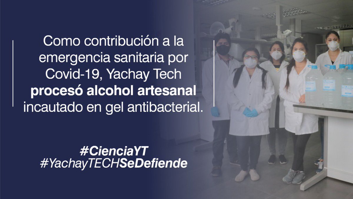 Frente de defensa de la Universidad Yachay Tech tweet media