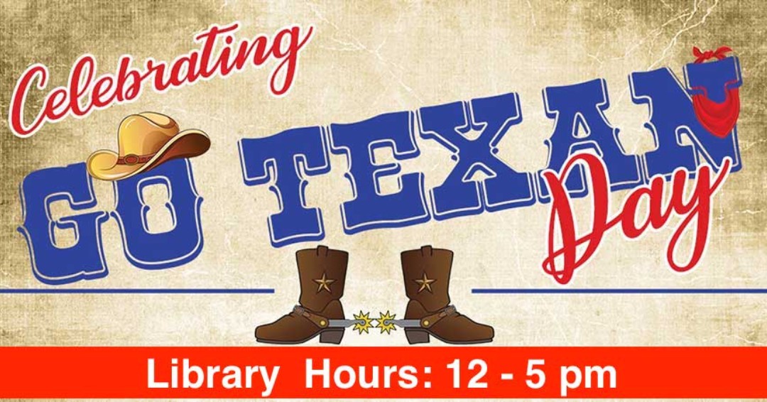 The library will have a delayed opening this Friday, Feb. 25, for staff training. We'll be open 12 - 5 pm &amp; invite you to wear your Texas best as we celebrate Go Texan Day!

#laniertheologicallibrary #stonechapelpodcasts #gotexanday #texas #western #houston #rodeo