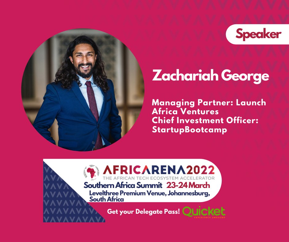 AFRICARENA's tweet photo. * SPEAKER ANNOUNCEMENT *

We are thrilled to announce @zach_cpt as our 1st Keynote Speaker, at the @AfricArena Southern Africa Summit in Johannesburg, on 23-24 March.

We look forward to learning more from Zach!

Secure Super Earlybird Pass here: https://t.co/YfXF9yU8yE https://t.co/9XLpgtKKIF