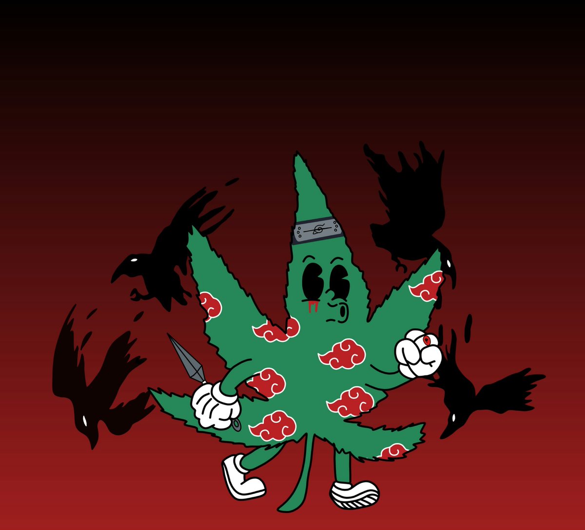 HempGoonz's tweet photo. Been working on this and couldn't keep it to myself! Please rt, like, and tag #nft frens! We have a #Solana #SolGiveaway  (look at pinned tweet) where's my #CannabisCommunity and #animelovers at 👀 tap in and show love! 💚🍃 #NFTCommunity https://t.co/HnS5TQOtSX