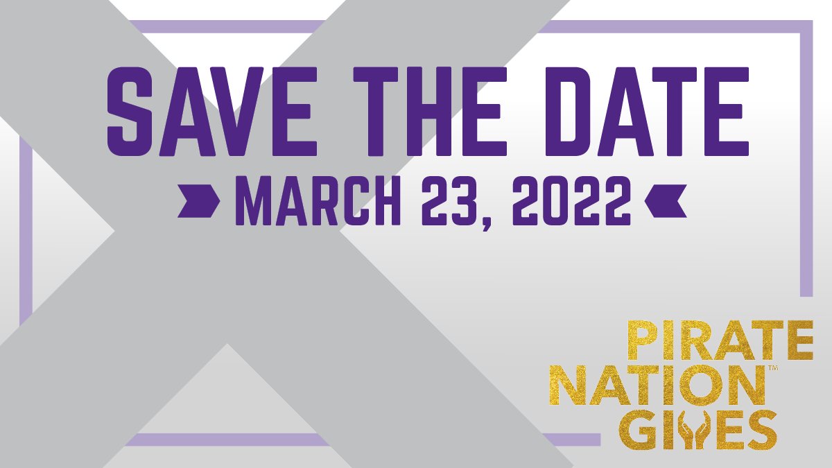 ECUAdvancement's tweet photo. SAVE THE DATE! One month from today, March 23rd, we hope you'll join us for #PirateNationGives, @EastCarolina's annual day of giving. It's your opportunity to show your support for the university we all love and treasure! 💜💛 https://t.co/V5LKuptTBT https://t.co/PSuvaxLlTC
