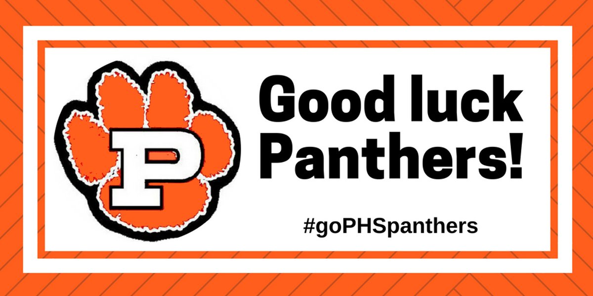 Good luck today, Panthers! PHS Girls Basketball hosts Oshkosh North for a WIAA regional, 7pm PHS Gym. #goPHSpanthers!